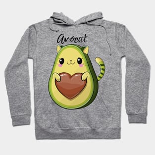 Cute Cartoon Kawaii Avocado Hoodie